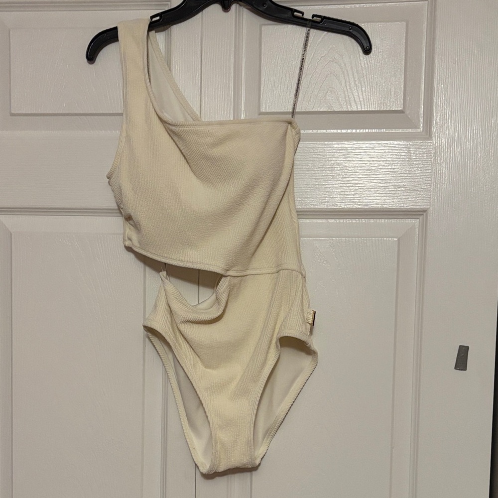 Michael Kors Elegant Cream Fabric